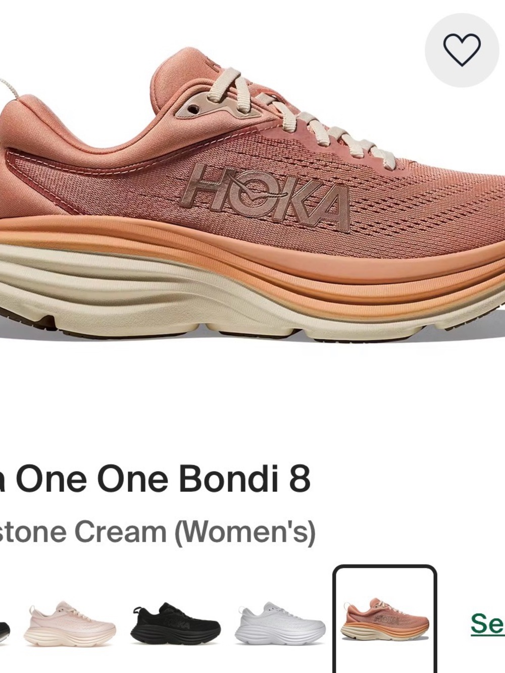 Hoka Women’s Bondi 8 Running Shoes - Picture 6 of 6